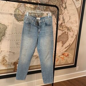 SLVRLAKE Blue Straight Leg Jeans Classic Style